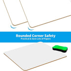 OSIMIG 26 Pack Small White Board Dry Erase, Mini Dry Erase Board 9" x12” - Image 5
