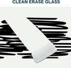 J&J worldwide Magnetic Glass Whiteboard 6' x 4', Large Frameless White Boards - Image 7