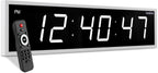 Ivation Oversized 36" Large Digital LED Clock | Big Digital Clock