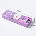 Pop Up Multifunction Pencil Case, Cute Cartoon Pen Box Organizer Stationery - Image 6