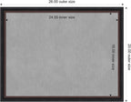 Amanti Art Black Framed Magnetic Board 20x26 Medium Vision Board - Image 4
