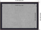 Amanti Art Black Framed Magnetic Board 23x31 Medium Vision Board - Image 2