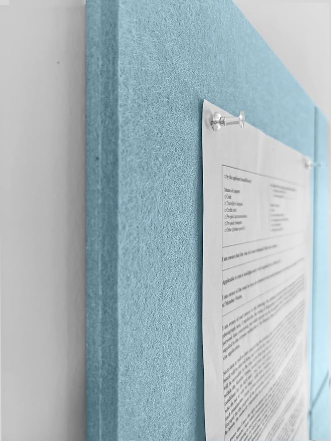 DECORITA Felt Wall Tiles | Large Cork Board Alternative | Aesthetic Felt - Image 4