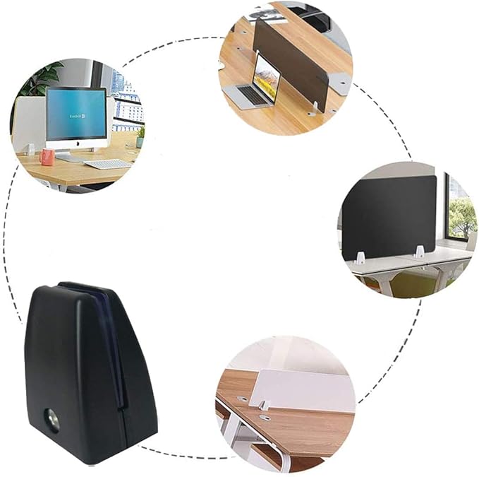 KSWLOR 20 PCS Office Desk Partition Support Bracket, Desk Divider Clamp - Image 3