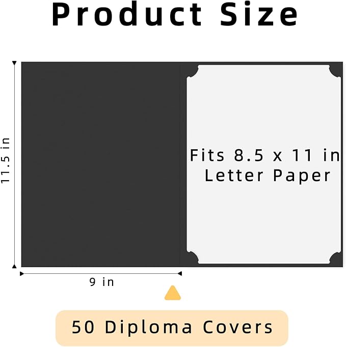 HAUTOCO 50 Pcs Certificate Holders, Graduation - Image 2