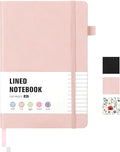 Thboxes 160 Pages Lined Journal Notebook, 5.71" X 8.27" Writing & Journaling by Thboxes