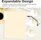 File Folder, RAZCC 100 Pack 1/3 Cut Tab File Folders Letter Size, Manila Folders - Image 5