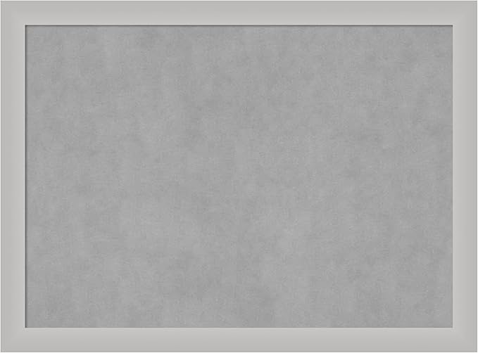 Amanti Art Silver Framed Magnetic Board 23x31 Medium Vision Board by AmantiArt