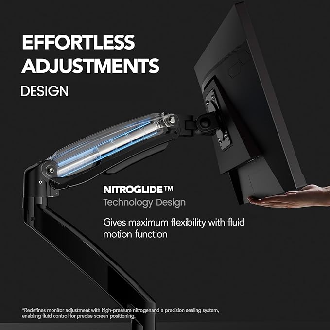 HUANUO NITROGLIDE™ Dual Monitor Stand - Image 5
