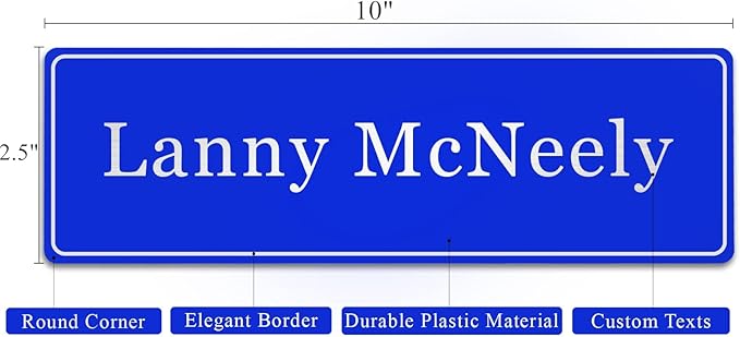 Custom Office Engraved Name Plate, Personalized Elegant Name Plates - Image 4