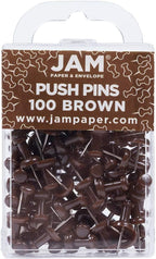 JAM PAPER Colorful Push Pins by JAMPaper