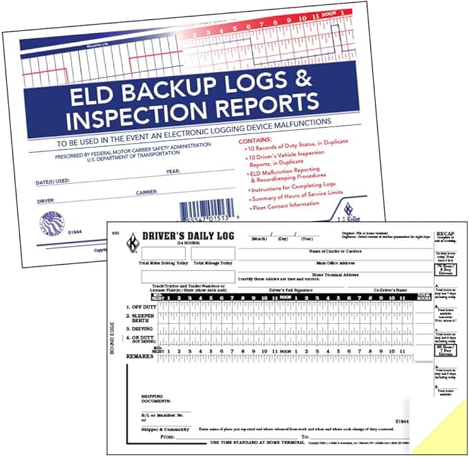 ELD Backup Driver Log Book 10-pk. - Image 4