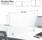 Acrylic Free Standing Screen, Desk Divider - Image 4