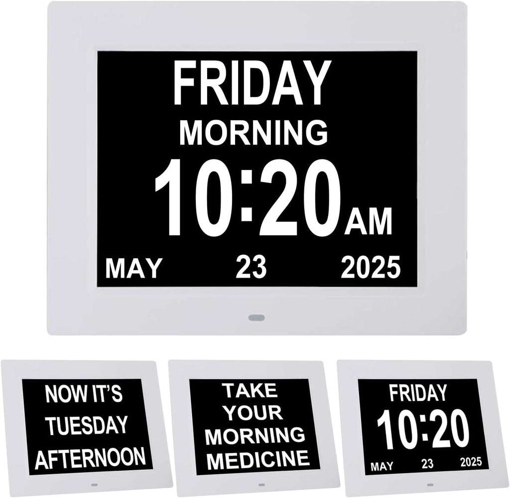 TMC 8 Inch Digital Dementia Clock