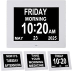 TMC 8 Inch Digital Dementia Clock by TMC