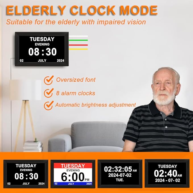 TIMEMOON Digtial Calendar Clock - Image 5