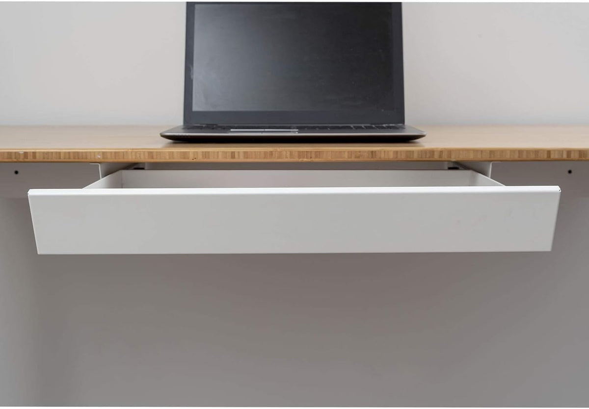 Stand Up Desk Store Add-On Office Sliding Under-Desk Drawer Storage Organizer...