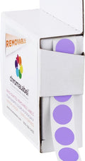 ChromaLabel 0.50 Inch Round Label Removable Color Code Dot Stickers, 1000 by ChromaLabel