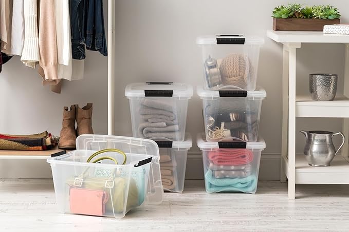 IRIS USA 19 QT Plastic Storage Box - Image 4