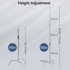 2 Pack Photography C Stand: 100% Stainless Steel - Image 2