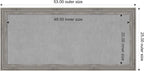 Amanti Art Grey Framed Magnetic Board 25x53 Oversize Vision Board - Image 4