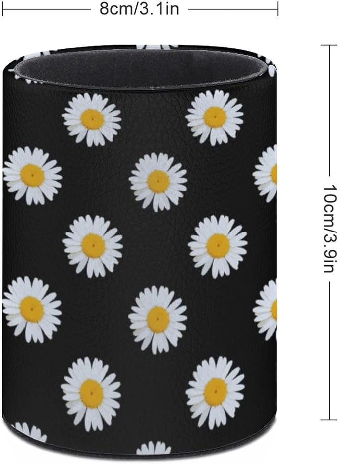 DIYYAO Personalize Sunflower Pattern Circular Pen Holder - Image 2