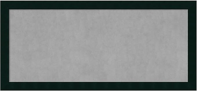 Amanti Art Black Framed Magnetic Board 24x52 Oversize Vision Board by AmantiArt