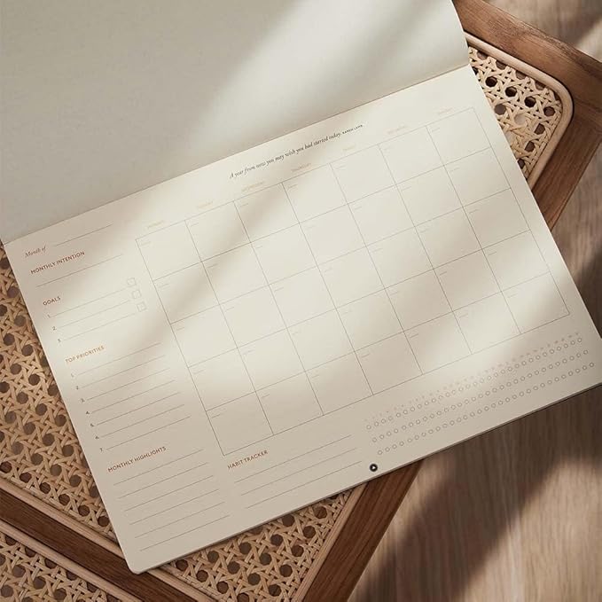 Intelligent Change Monthly Desk Pad, 2-Year Productivity Planner, Tear-Out - Image 4