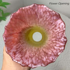 Bieye LS16 Lily Flower Blown Glass Lampshade - Image 4