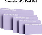 YSAGi Leather Desk Pad Protector, Office Desk Mat, Large Mouse Pad, Non-Slip PU - Image 4