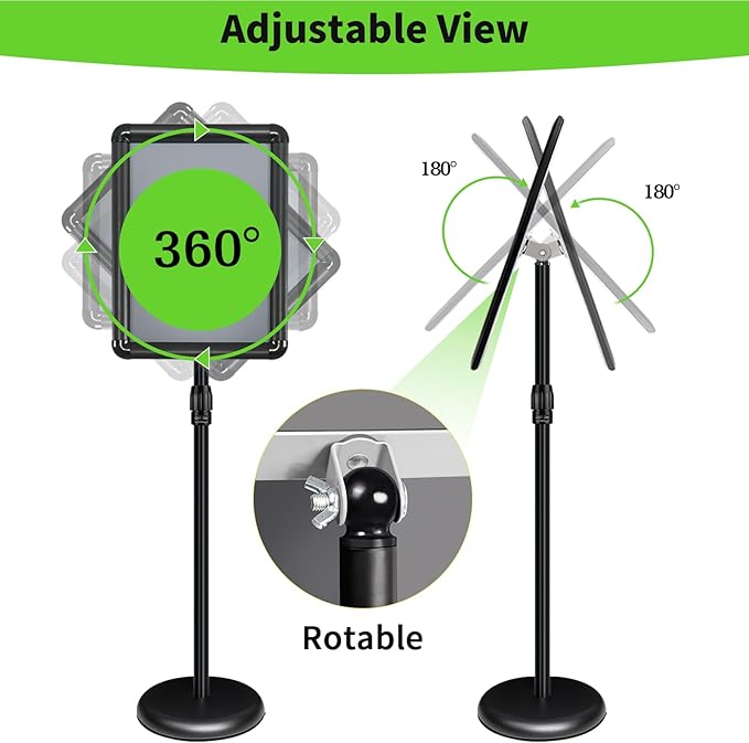INNOVSIGN 6Pack Adjustable Pedestal Sign Holder - Image 4