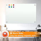 H-Qprobd Glass Whiteboard 60"x40" Magnetic Dry Erase White Board - Image 4