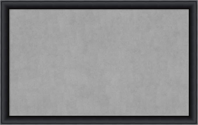 Amanti Art Black Framed Magnetic Board 27x43 Large Vision Board by AmantiArt