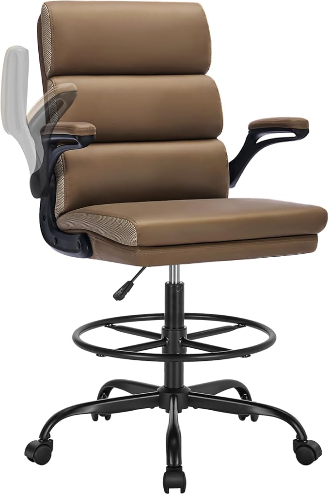 Drafting Chair Tall Office Chair by AMSEATEC