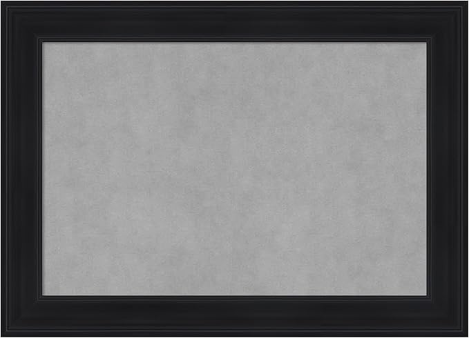 Amanti Art Black Framed Magnetic Board 21x29 Medium Vision Board by AmantiArt