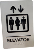 USA Made - Men's and Women's Restroom Signs ADA-Compliant Bathroom Door Signs by RockRidge
