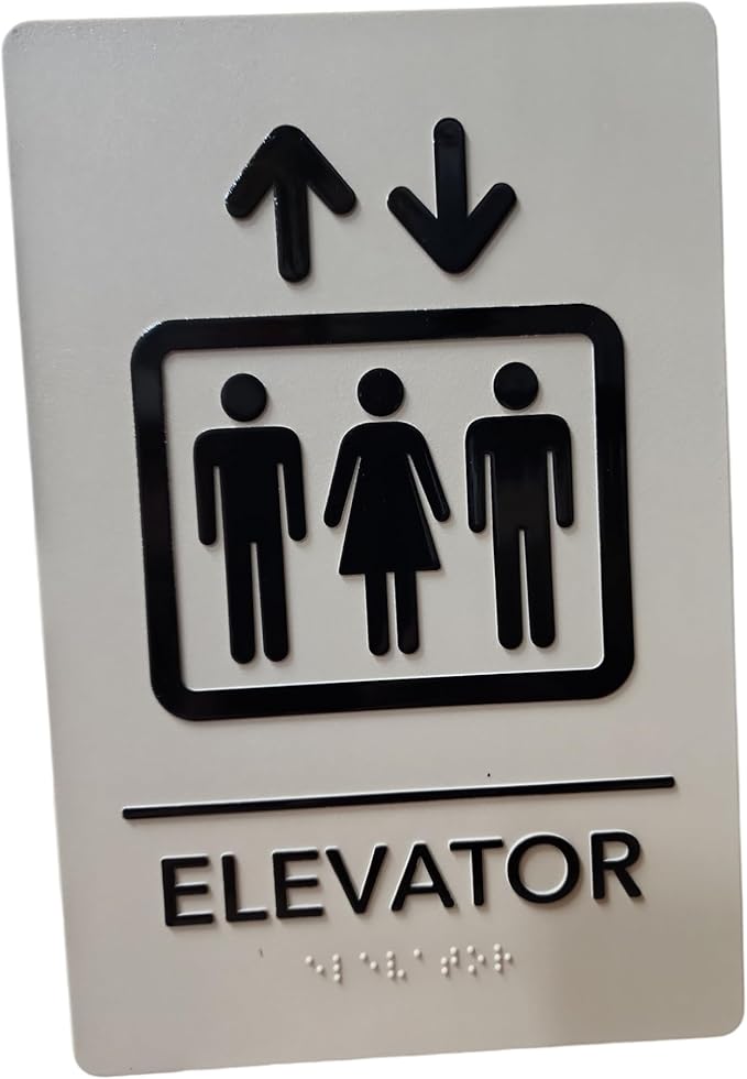 USA Made - Men's and Women's Restroom Signs ADA-Compliant Bathroom Door Signs by RockRidge