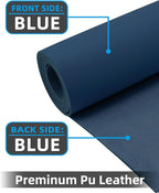 Non-Slip Desk mat, PULeather Desk Pad Protector, Office Desk Mat, Large Mouse - Image 2