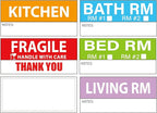 Yoget 42x90mm Large Home Moving Labels by EasyYourLifeFromHere