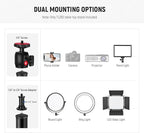 NEEWER Camera Desk Mount, Overhead Desktop Light Stand Microphone Boom Arm - Image 4