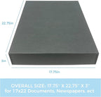Lineco Museum Archival Storage Box, 17.75x22.75x3 in. Drop Front Design. - Image 2