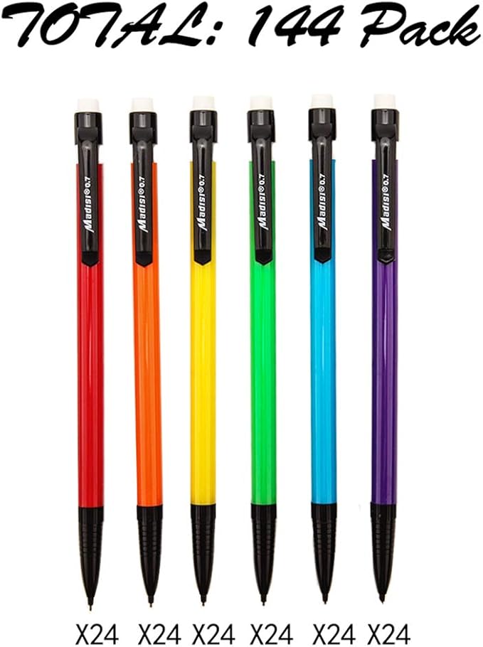 Madisi Mechanical Pencil, 0.7mm Medium Point, HB #2 Lead - Image 2