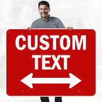 Custom Arrow, Custom Directional Sign, Two way Arrow, 36x48 Inches, Rust Free - Image 2