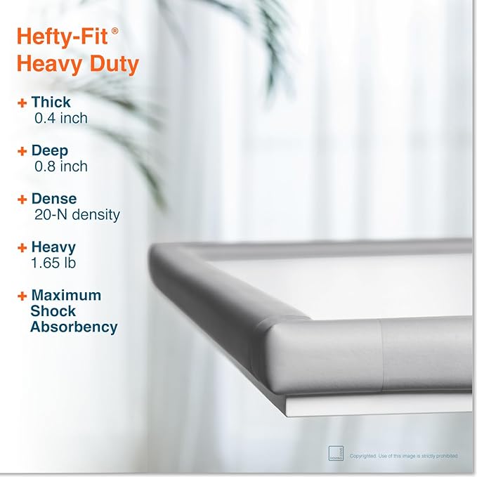 Roving Cove HeftyFit Edge Corner Protector Baby Proofing, Heavy-Duty, Soft NBR - Image 2
