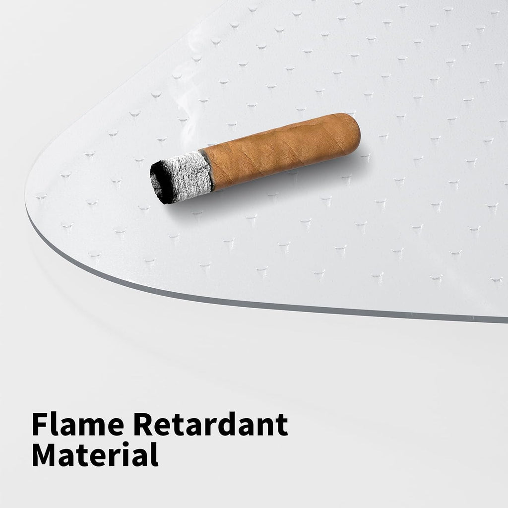 Office Chair Mat for Carpet, 36 Inch Round Chair Mat PVC Clear Chair Mat Easy Clean with Non-Slip Studded for Home Office Chair | Computer Desk Chair Mat, Rolling Carpet Chair Mats with Non-Slip Studded, Carpet Protector for Home Office Low Pile Carpet
