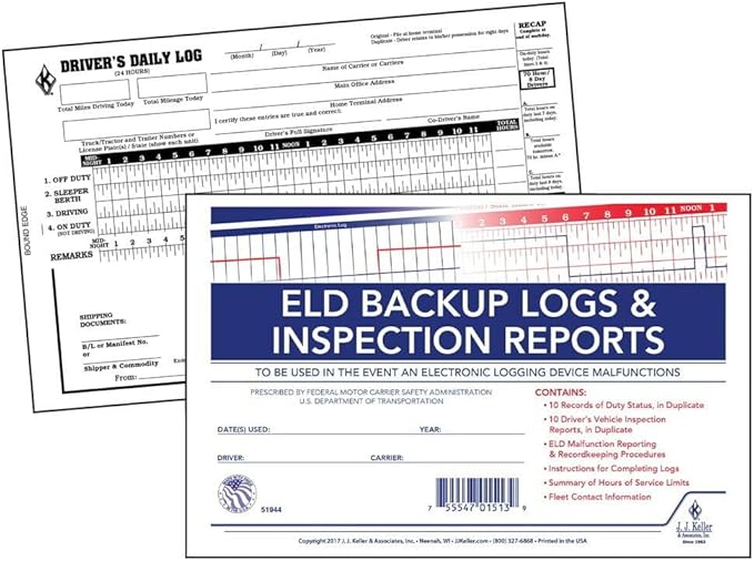 ELD Backup Driver Log Book 5-pk. - Image 3
