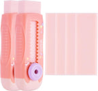 M&G 2+4 Pack Rubber Erasers Sliding Retractable Eraser, 2 Pack Cute Erasers by MG