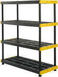 cx 4-tier heavy duty plastic storage shelves for, main product view