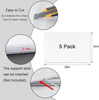 Poster Board 24" x 36", 5 Pack White Corrugated Plastic Board, 3/16 Inches - Image 6