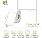Compatible 2-1/4" x 4" Direct Thermal Labels Replacement - Image 2